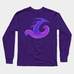 Purple spiky saves the day Long Sleeve T-Shirt